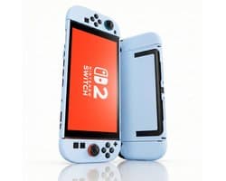 Xainy – Blauwe hard case geschikt voor Nintendo Switch 2 | Switch-games accessoires | beschermhoesje / cover hoes voor de Nintendo Switch consoles & joy con | excl. screen protector