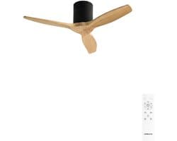 CREATE - Stille 40W plafondventilator met technische ABS bladen in verschillende maten - S - Geen licht - Afstandsbediening - WIND CALM
