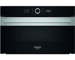 Hotpoint HAMD54MX Zwart, Roestvrijstaal Grill-magnetron Ingebouwd 31 l 1000 W