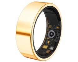 Lacardia Smart ring - Slimme ring - Goud - Maat 7 - Beschikbaar voor android en IOS - Eigen app - Unisex voor Dames & Heren