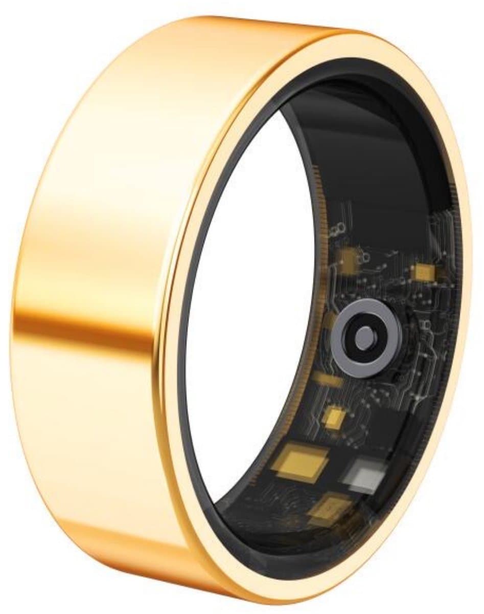 Lacardia Smart ring - Slimme ring - Goud - Maat 7 - Beschikbaar voor android en IOS - Eigen app - Unisex voor Dames & Heren — afbeelding 1
