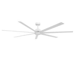 Plafondventilator Atlanta II Wit XL Ø 183cm 12W Led Incl Afstandsbediening
