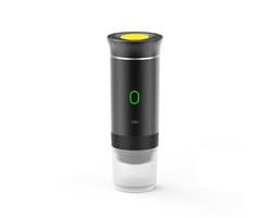 Draagbare reiskoffiezetapparaat - Draadloos voor in de auto - 12V - Espresso - 3-in-1 espressomachine - Oplaadbaar - Kantoor, Buiten, Thuis - Zwart - 1 stuk
