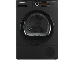 Heinner Wasdroger - Warmtepompdroger - 8 KG - 15 Programma's - LED Display - Trommelverlichting - Antraciet