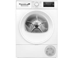 Bosch WTH8520AFG Serie 4 - Wasdroger - Warmtepompdroger - 8 kg - Wit - Zeer stil - NL/FR