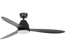 Plafondventilator Whitehaven Zwart incl. LED Ø 142cm