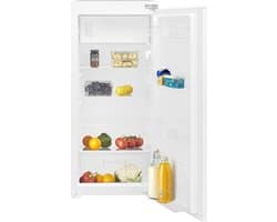 Inventum IKV1222S 122 cm energiezuinige inbouw koelkast - Zeer stil - Met vriesvak - 178 liter - Superkoelen - Supervriezen - Vakantiestand - Vershoudlade - Sleepdeur - Wit