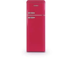 SCHNEIDER CONSUMER SCDD208VHAW koel-vriescombinatie Vrijstaand 211 l E Roze
