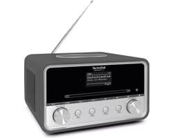 TechniSat DIGITRADIO 586 internetradio met DAB+ - Antraciet/Zilver
