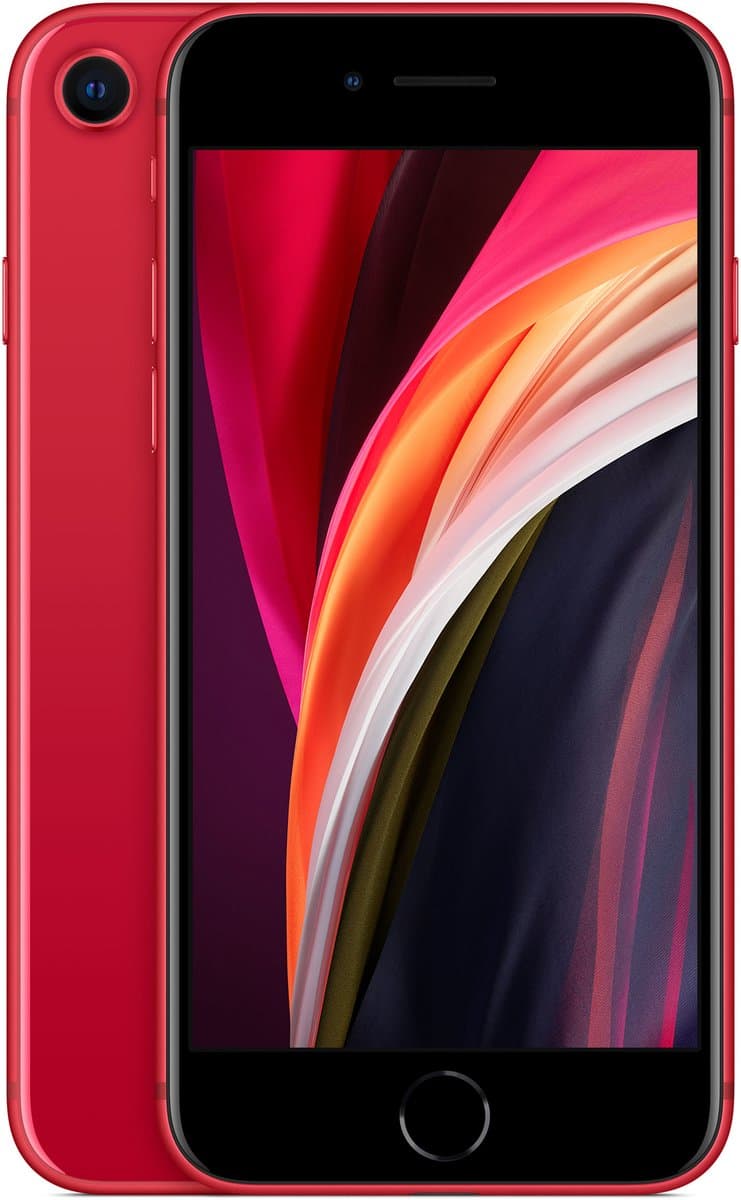 Apple iPhone SE 11,9 cm (4.7") Hybride Dual SIM iOS 14 4G 128 GB Rood — afbeelding 1
