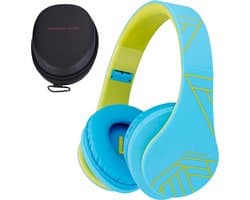 PowerLocus P2 draadloze Over-Ear Koptelefoon Inklapbaar koptelefoon voor kinderen - veilig volume van 85 dB- Bluetooth Hoofdtelefoon - Met microfoon