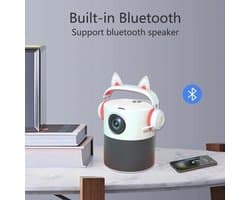 Beamer Compacte WiFi Full HD - 120 ANSI Lumen - LED - Android 9.0 Systeem - Voor Business En Thuisgebruik