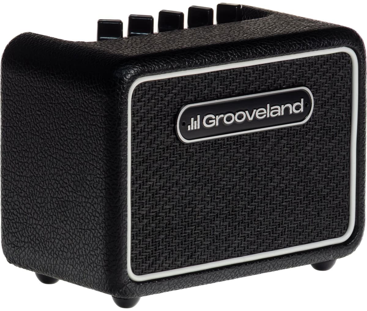 Grooveland AMP P35 Mini Gitaarversterker - Compacte Oefenversterker - Bluetooth En Delay - 5 Watt - 3 Inch Luidspreker - USB-C En DC Voeding — afbeelding 1