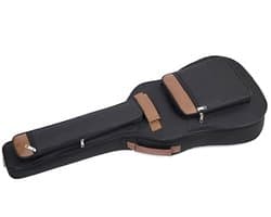 1 Stuk - Gewatteerde gitaartas - Beschermende gitaarhoes - Draagbare gitaartas - 110 cm - 12 cm dik - 41 inch - Waterbestendig - Meerdere vakken - Geschikt voor akoestische en klassieke gitaren - Zwart