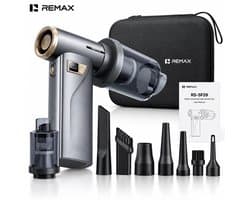 CL CHLIN REMAX 3-in-1 Air Duster & Turbo Fan – Draadloze Luchtblazer, Handstofzuiger en Luchtpomp – 180.000 RPM – 8000 mAh – 100W