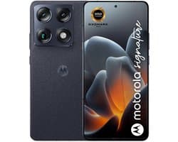 Motorola signature 17,2 cm (6.78) Dual SIM Android 16.0 5G USB Type-C 16 GB 512 GB 5200 mAh Donkerblauw