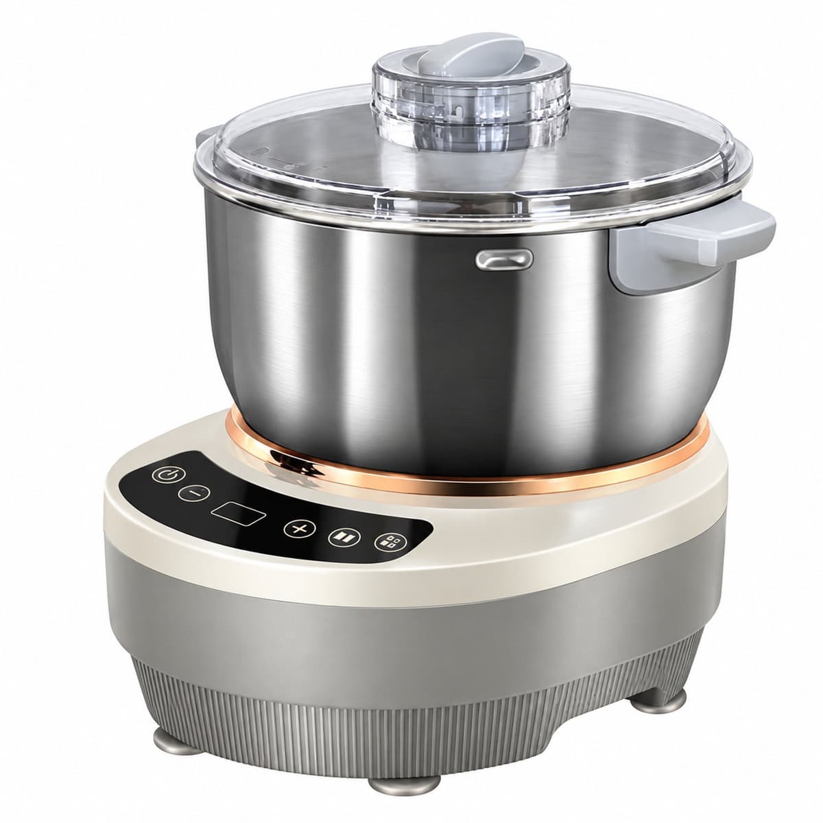 Rolu Deegmachine – Deegkneedmachine – 7 Liter Inhoud – 200W – 29 × 24 × 30 CM - Fermentatiefunctie – RVS — afbeelding 1