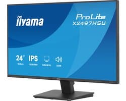 iiyama ProLite X2497HSU-B1 - 24 inch - Full HD - IPS - USB-Hub (4x)
