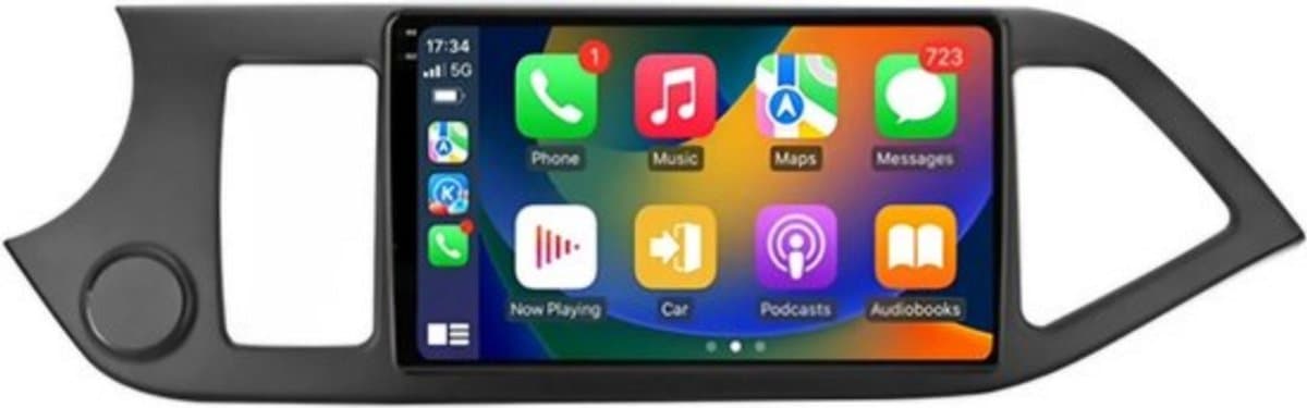 geschikt voor Picanto | 2011 - 2016 | 4GB & 64GB | Autoradio met navigatie — afbeelding 1