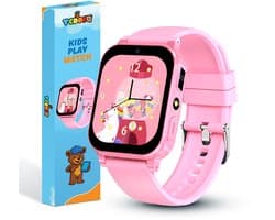 TeddiQ Playwatch - Kinder Smartwatch - Kinderhorloge - Roze - 31 educatieve games - Smartwatch Kind - HD Scherm