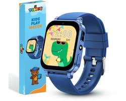 TeddiQ Playwatch - Kinder Smartwatch - Kinderhorloge - Blauw - 31 educatieve games - Smartwatch Kind - HD Scherm