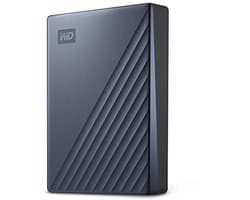 Draagbare 2TB harde schijf met 256-bit hardwareversleuteling en automatische back-up software