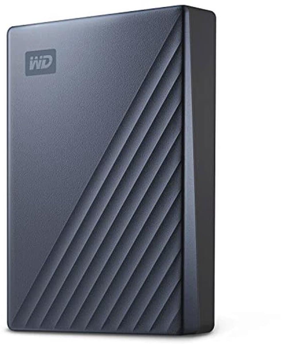 Draagbare 2TB harde schijf met 256-bit hardwareversleuteling en automatische back-up software — afbeelding 1