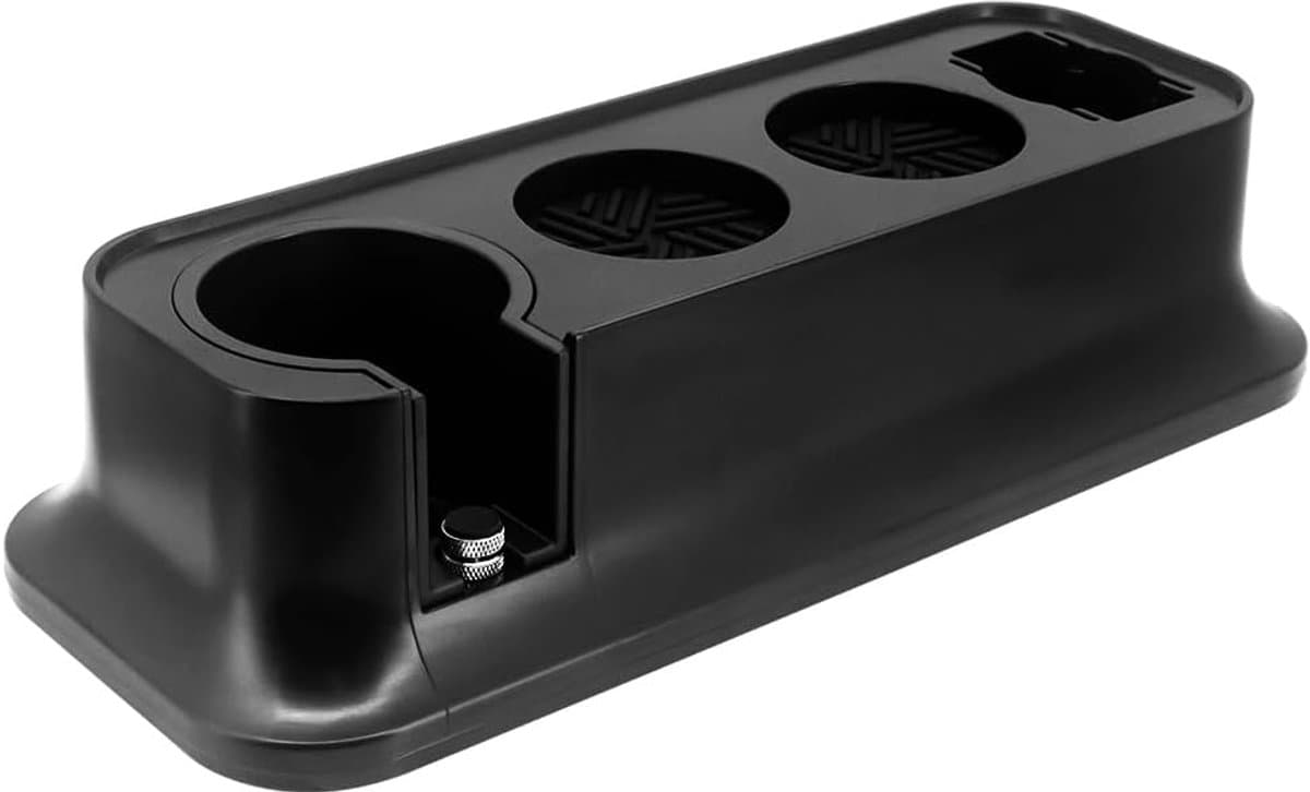 Espresso Station - Koffie Accessoires - Barista Werkplek - Multifunctioneel Ontwerp - 51-58mm Compatibel - Zwart — afbeelding 1