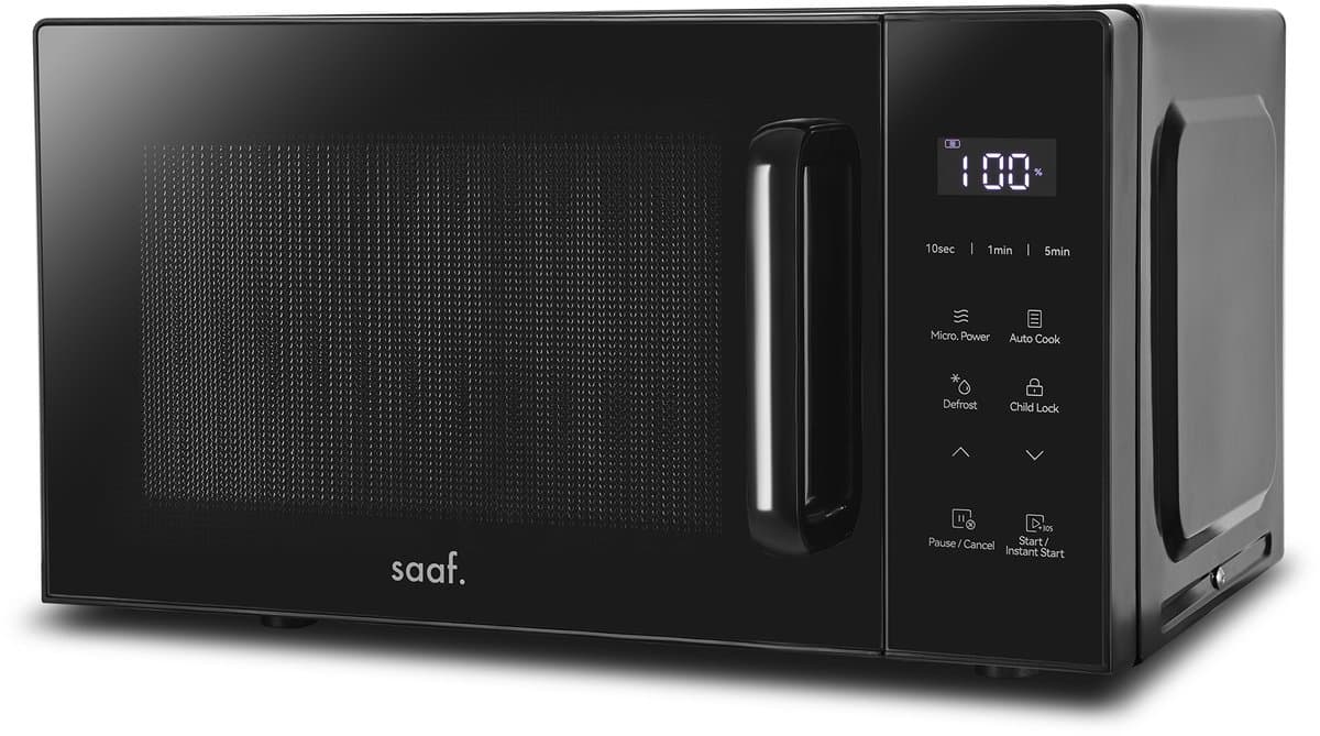 Magnetron - 20L - Touchscreen - 8 Programma's - Ontdooi Functie - Microgolfoven - Microwave - 700W - Zwart - Saaf — afbeelding 1