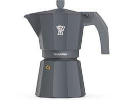 Italiaans koffiezetapparaat - PEZZETTI - ITALEXPRESS - Aluminium - 3 kopjes - Blauw