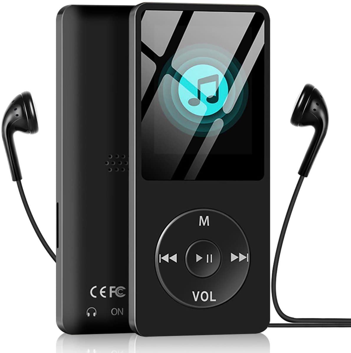 Ynkkvre - MP3-Speler met Bluetooth 4.2 - FM Radio - Dicatafoon - E-Book Functie - 32GB Opslag - 30 uur speeltijd — afbeelding 1