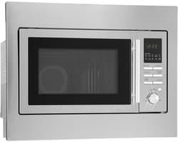 Inbouw magnetron 3in1 met grill en convectie - 25 liter - 10 automatische programma's - Roestvrij staal - 900 watt
