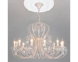 Decoratief Plafondornament PU met Vintage Bloemmotief voor Lampen en Ventilators