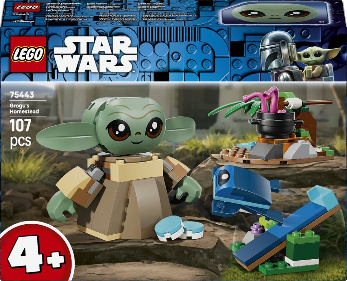 LEGO Star Wars - Grogu's thuis Constructiespeelgoed — afbeelding 1