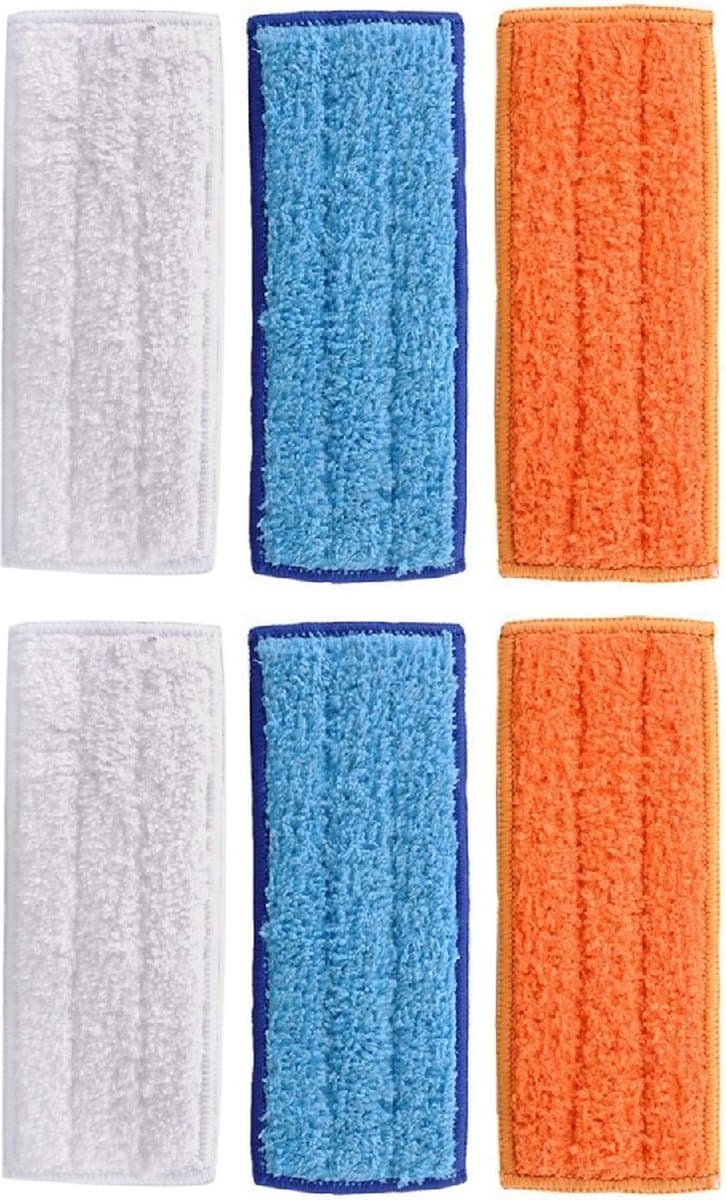 6 Dweil pads geschikt voor iRobot Braava Jet 240/241/244 Dweilrobot — afbeelding 1