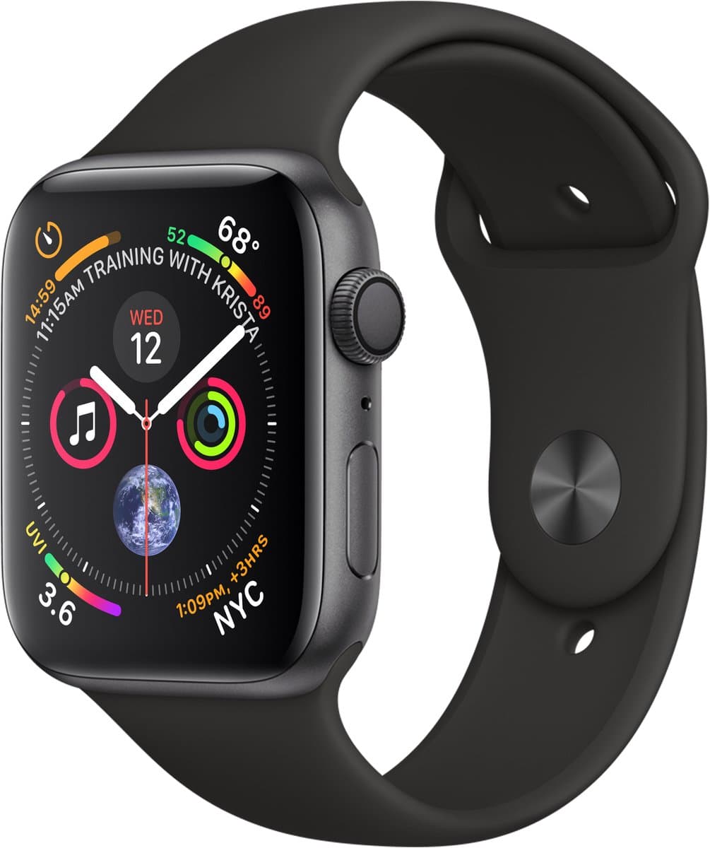 Apple Watch Series 4 - Smartwatch - 44mm - Spacegrijs — afbeelding 1