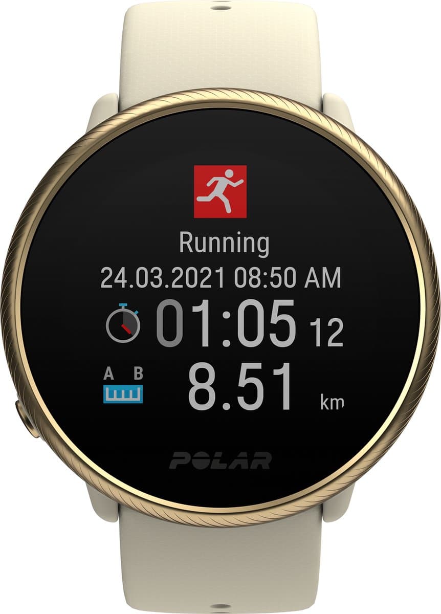 Polar Ignite 2 Smartwatch Sportwatch Activity Tracker Champagne/Gold S-L — afbeelding 1