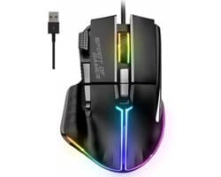 Spirit of Gamer Muis – Gaming Muis – Game Muis – 12.800 DPI – RGB – Duimsteun