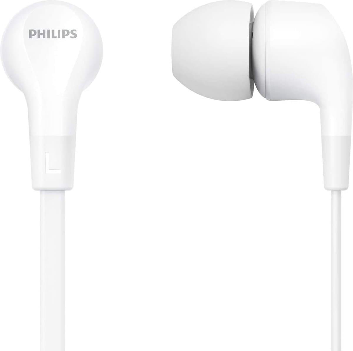 PHILIPS TAE1105 - In-ear Koptelefoon - Microfoon - Afstandsbediening in snoer - Wit — afbeelding 1