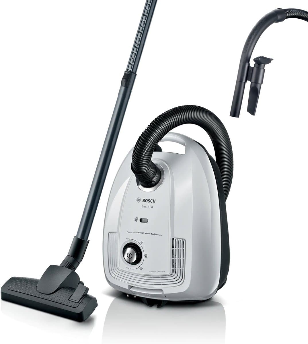 Bosch Serie 4 BGL38WH2 stofzuiger 4 l Cilinderstofzuiger Droog 600 W Stofzak — afbeelding 1
