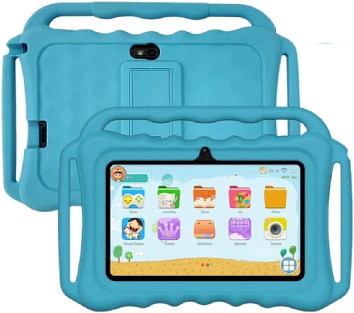 Kindertablet Pro Max - Vanaf 3 Jaar - Snelste Op De Markt - Ouderlijk Toezicht - 32GB - 2GB Ram - Vanaf 5 Jaar - Lichtblauw — afbeelding 1