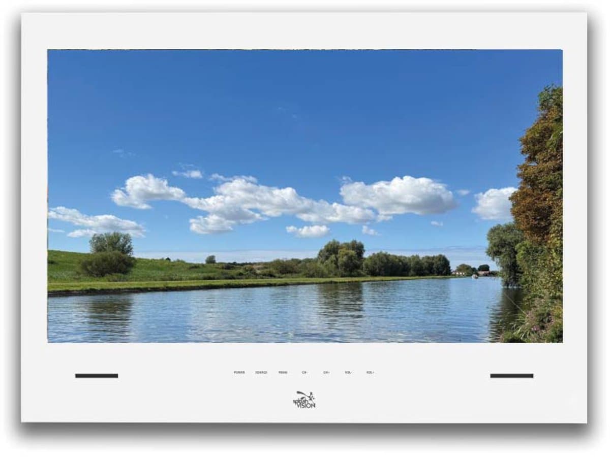 SplashVision® Waterdichte badkamer TV - ESI-27W - Android Smart LED GOOGLE TV - Wit — afbeelding 1