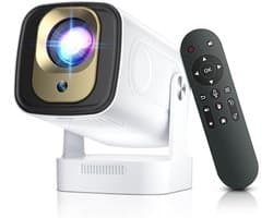 QORA® Mini beamers - Projector - Mini beamer - Wit - 20cm x 11cm x 10cm
