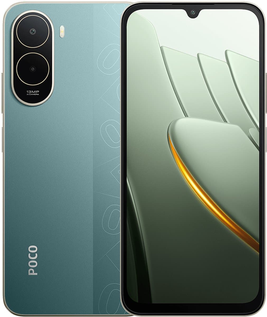 Xiaomi POCO C81 Pro-4G - 4+128GB - Groen - 6000mAh - 13MP - 120Hz - 6.75" — afbeelding 1