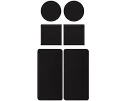 stuks zelfklevende trampolinepleisters, 3 vormen, reparatieset voor trampolinematten, reparatietape voor het repareren van scheuren of gaten in trampolinematten
