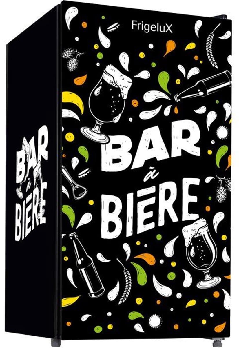 Bierbar - FRIGELUX - BAB89NEG - 88 L - Klasse E - 45 x 49 x 83,1 cm - 'Beer Bar'-design — afbeelding 1
