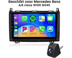 Cestovet LINUX Autoradio - Geschikt Voor Mercedes-Benz A B V Sprinter Klasse W169 W245 W639 W906 Vito, Viano en VW Crafter | 2005 - 2016 - Draadloos Apple CarPlay Android Auto - Bluetooth Radio - Achteruitrijcamera