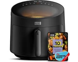 Hete Lucht Frituur - Airfryer Frituur - Gezond Koken - 8 Programma's - 5 Liter - Zwart