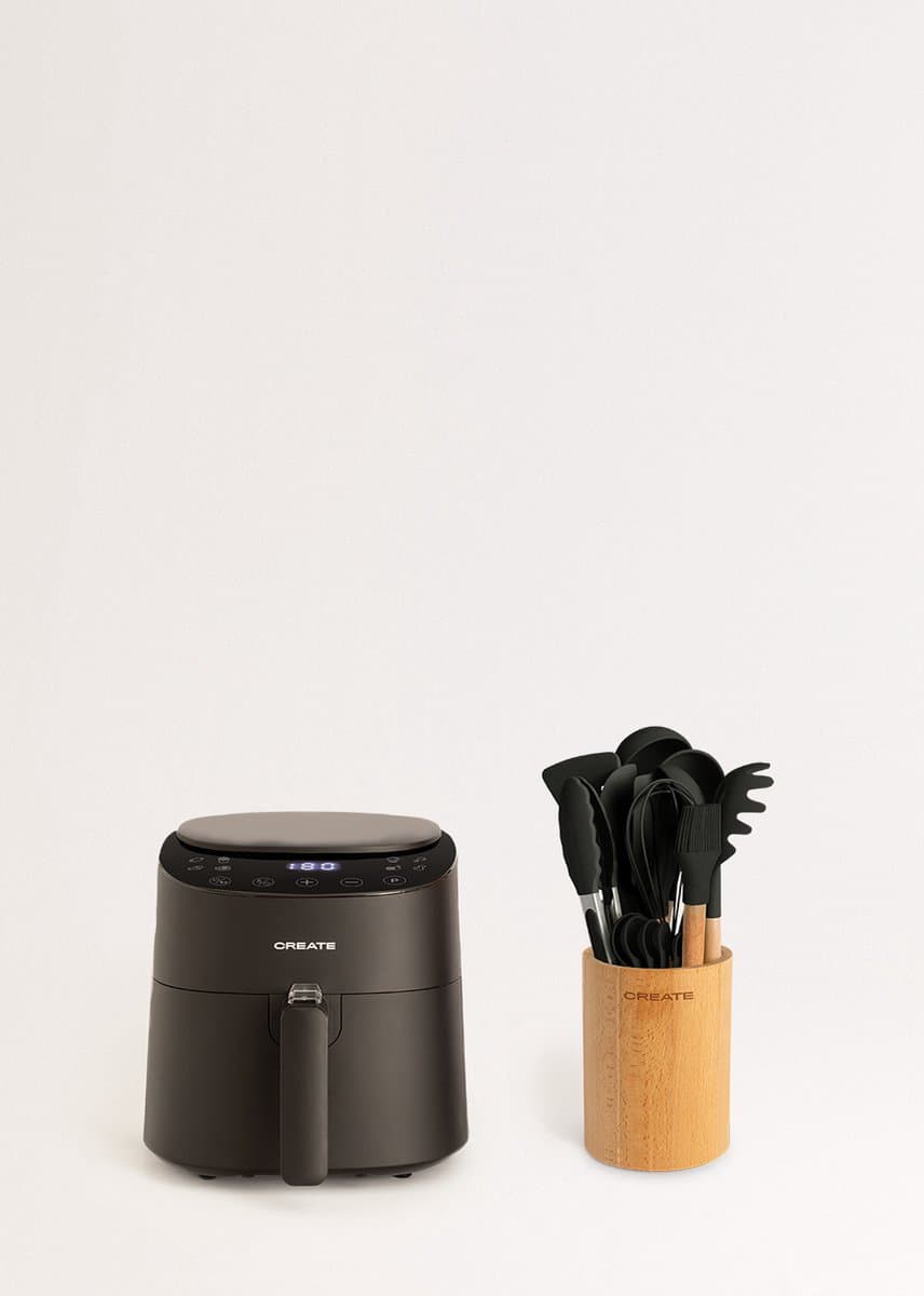 CREATE - Set AIR FRYER PRO COMPACT 3.5 L + set keukenspullen — afbeelding 1