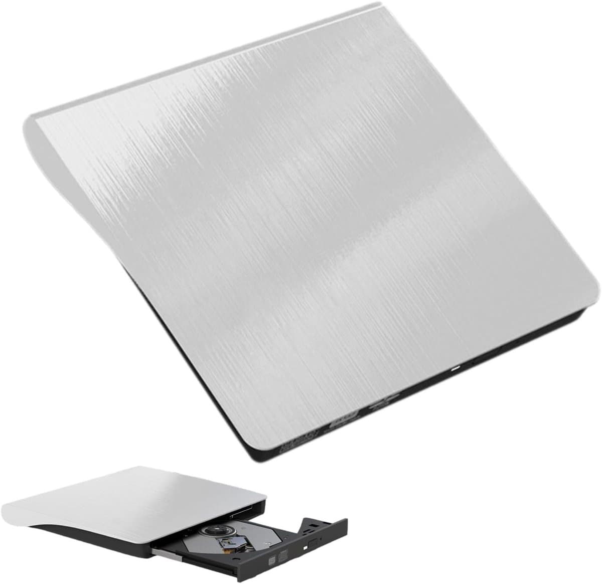 Externe Schijfstation - Optische Drive - Data Overzetten - USB 3.0 Snelheid - 19.3 cm breed - Wit — afbeelding 1
